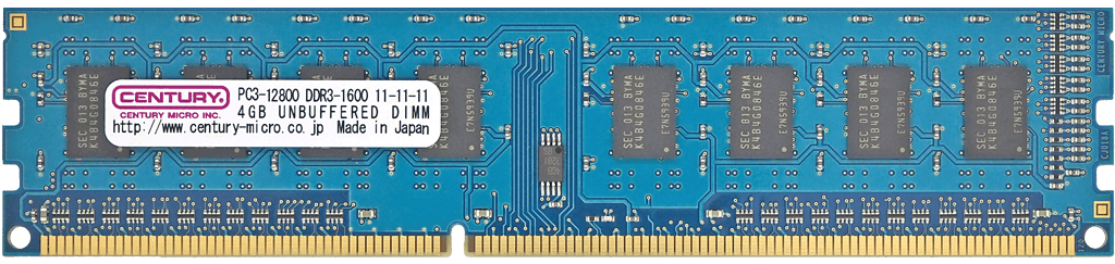 CD4G-D3U1600(写真は8GBのものです。)